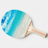 Mooie zomervakantie tafeltennisbatje (Zijkant)
