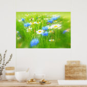Mooie zomerweide poster (Keuken)