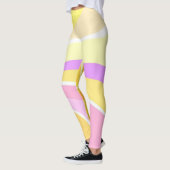 Mooie zon abstracte schilderkunst leggings (Links)