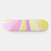 Mooie zon abstracte schilderkunst persoonlijk skateboard (Horizontaal)