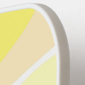 Mooie zon abstracte schilderkunst pickleball paddle (Links Detail)