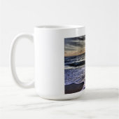 Mooie zon en oceaan koffiemok (Links)