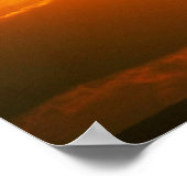 Mooie zon: Moorea, buitenrif pas, Tahiti Poster (Hoek)