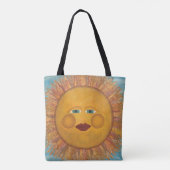 Mooie zon tote bag (Achterkant)