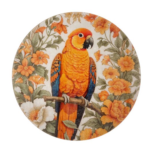 Mooie Zonconure William Morris Geïnspireerd Snijplank (Voorkant)
