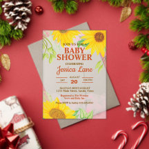 Mooie Zonnebloem Baby Shower
