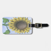 Mooie zonnebloem bagagelabel (Voorkant horizontaal)