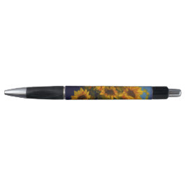 Mooie zonnebloem bloemstuk pen