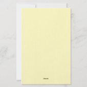 Mooie zonnebloem briefpapier (Achterkant)