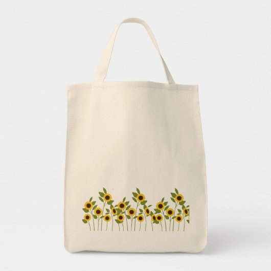 Mooie zonnebloem-Canvas tas (Voorkant)