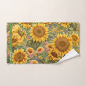 Mooie zonnebloem Collectie Bad Handdoek (Handdoek)