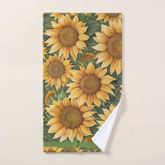 Mooie zonnebloem Collectie Bad Handdoek (Handdoek)