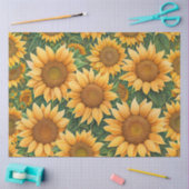 Mooie zonnebloem Collectie Tissuepapier (Craft)