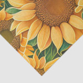 Mooie zonnebloem Collectie Tissuepapier (Detail)