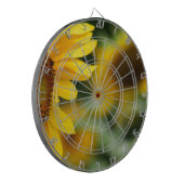 Mooie zonnebloem dartbord (Voorkant Links)