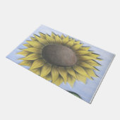 Mooie zonnebloem deurmat (Schuin)