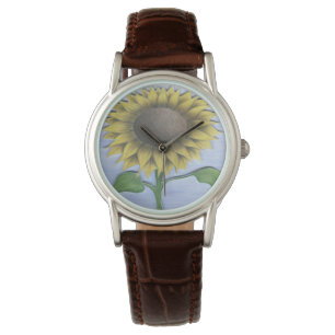 Mooie zonnebloem horloge