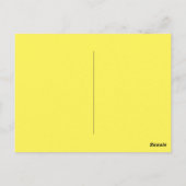 Mooie zonnebloem in Waterverf Briefkaart (Achterkant)