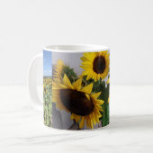 Mooie, Zonnebloem Mok (Voorkant links)