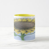 Mooie zonnebloem mok (Midden)