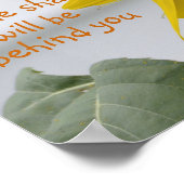 Mooie zonnebloem Motivatie Poster (Hoek)