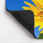 Mooie zonnebloem muismat (Hoek)