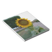 Mooie zonnebloem notitieblok (Schuin)
