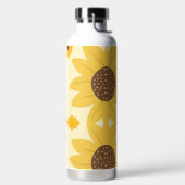 Mooie Zonnebloem Ontwerp Waterfles (Links)