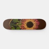 Mooie zonnebloem persoonlijk skateboard (Horizontaal)