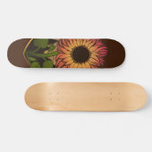 Mooie zonnebloem persoonlijk skateboard (Horizontaal)