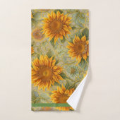 Mooie zonnebloem Populair Collectie Bad Handdoek (Handdoek)