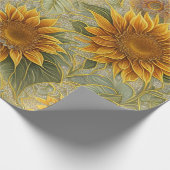 Mooie zonnebloem Populair Collectie Cadeaupapier (Hoek)
