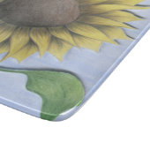 Mooie zonnebloem snijplank (Hoek)