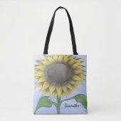 Mooie zonnebloem tote bag (Voorkant)