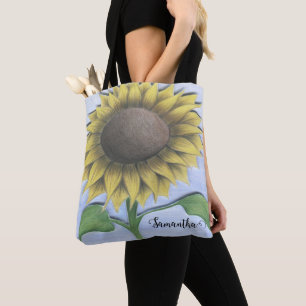 Mooie zonnebloem tote bag