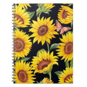 Mooie zonnebloemen notitieboek (Voorkant)