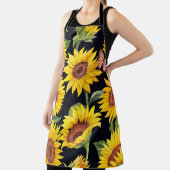 Mooie zonnebloemen schort (Insitu)