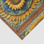 Mooie Zonnebloemen Trendy Collectie Tissuepapier (Detail)