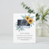 Mooie zonnebloempitten, bewegend Briefkaart (Staand voorkant)