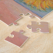 Mooie zonnebloempitten legpuzzel (Zijkant)
