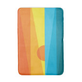 Mooie zonnebrand en Zee golven Badmat (Voorkant Verticaal)