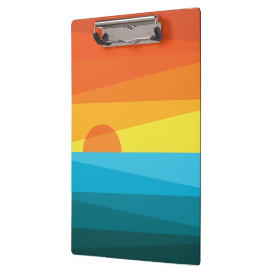 Mooie zonnebrand en Zee golven Klembord (Links)