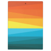 Mooie zonnebrand en Zee golven Klembord (Achterkant)