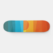 Mooie zonnebrand en Zee golven Persoonlijk Skateboard (Horizontaal)