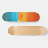 Mooie zonnebrand en Zee golven Persoonlijk Skateboard (Horizontaal)