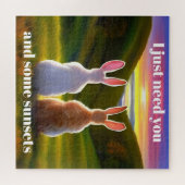 Mooie zonnebrand-Poster Legpuzzel (Horizontaal)