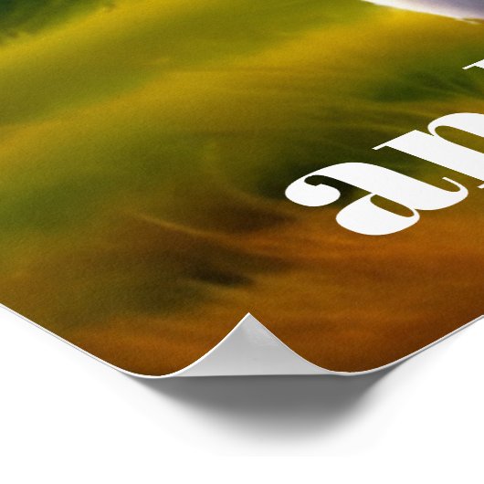 Mooie zonnebrand-Poster Poster (Hoek)