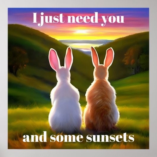 Mooie zonnebrand-Poster Poster (Voorkant)