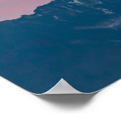 Mooie zonnehemelberg Storžič, Slovenië Poster (Hoek)