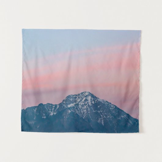 Mooie zonnehemelberg Storžič, Slovenië Wandkleed (Voorkant (horizontaal))